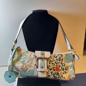 Floral Shoulder bag Cottagecore Granny Chic Grandmacore Buckle Flower Details